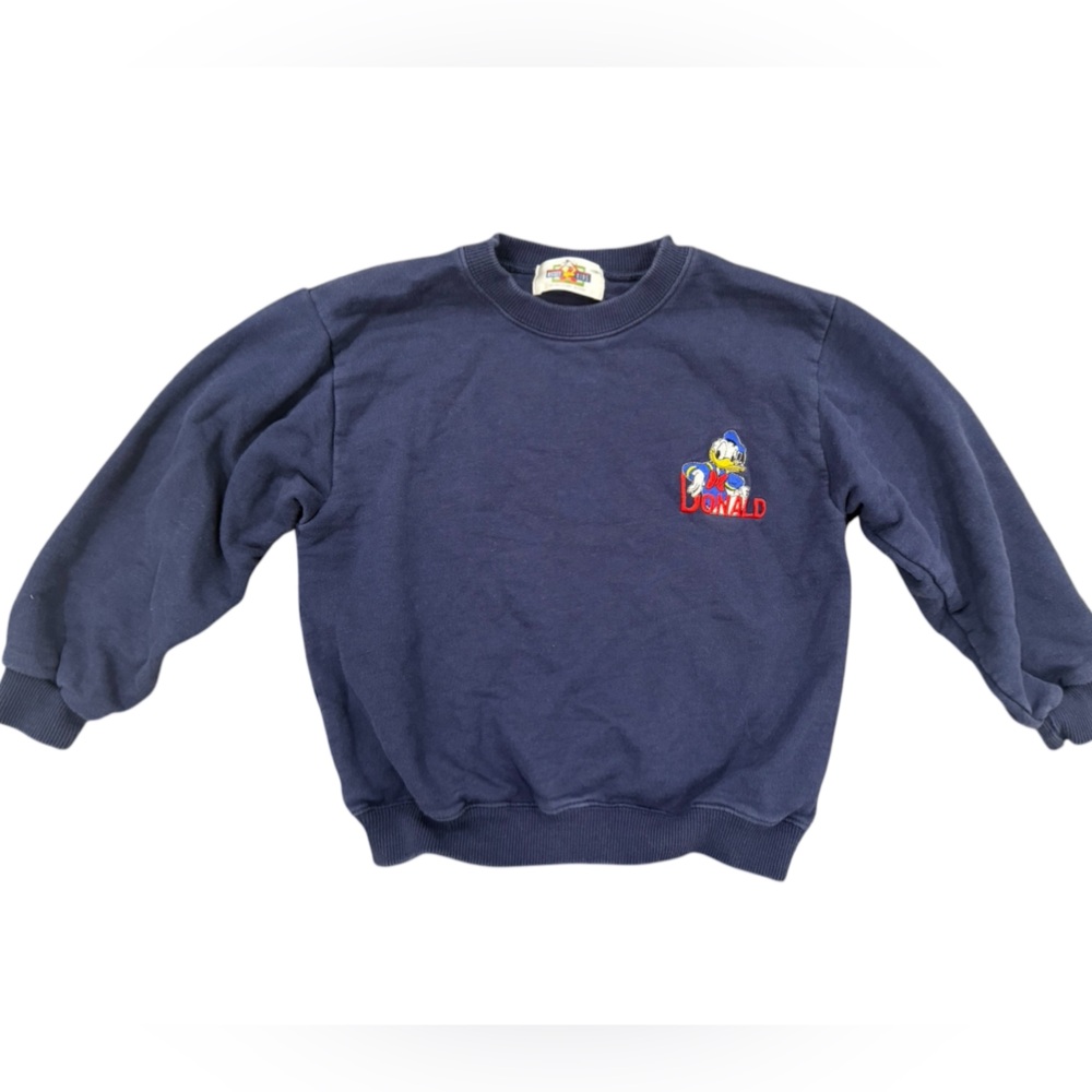 Donald Duck Vintage Donald Duck Sweatshirt - Size 5 | Navy Blue Crewneck Disney
